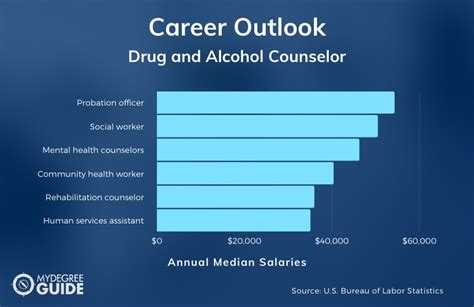 drug and alcohol counselor salary